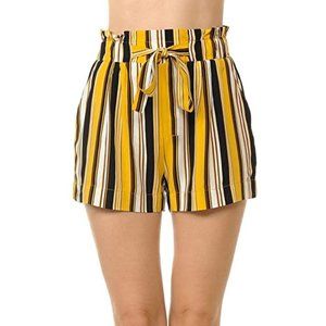 LADIES STRIPED SHORTS